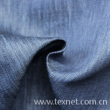 常州喜莱维纺织科技有限公司-亚麻斜纹牛仔布 时装面料